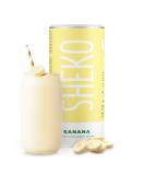 Sheko Banana Meals Shake - 25 creamy banana milk shakes per can - only 200kcal gluten -free & naturally delicious - Shakes diet for losing weight banana 450 g (1 Pack) - Buy Online on GoSupps.com