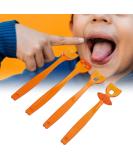 Mouth Tongue Tip Exerciser Trainer | Oral Muscle Strength Tool for Dysarthria | Relaxation Device (Orange) - Boost Your Mouth & Lip Muscle Training - Buy Online on GoSupps.com