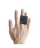 VerteLife Finger Splint Breathable Finger Buddy Wraps Finger Sleeve Support Adjustable Elastic Finger Brace Sports Aid for Arthritis Trigger Finger Finger Pain Relief and Sport Injuries - Black/M Double M - Buy Online on GoSupps.com