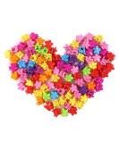 100 Pcs Mini Flower Hair Clips for Girls & Women | Cute & Colorful Claw Clips for Thick Hair | 90s Style Accessories - Buy Online on GoSupps.com