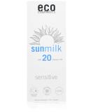 Eco Cosmetics Sun Lotion SPF 20 Sensitive - 75 ml | Natural Skin Protection for All Skin Types - International Shipping Available - Buy Online on GoSupps.com