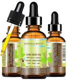 Buy 100% Pure Chia Seed Oil - Natural Virgin Unrefined Cold-Pressed Carrier Oil for Face Skin Hair & Nails | 10 ml by Botanical Beauty - Buy Online on GoSupps.com