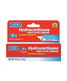 Lucky Super Soft Hydrocortisone Anti-Itch Creme 0.5oz - Fast Relief for Itchy Skin - Buy Online on GoSupps.com