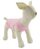 Lovelonglong Summer Pet Clothing Dog T-Shirt Ribbed Tank Top for Bulldogs - 100% Cotton, Pink, Size XL - Buy Online on GoSupps.com