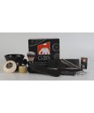 G.B.S 8 Piece Deluxe Wood Shaving Straight Razor Set - Shave Ready | Premium Men's Grooming Essentials - Buy Online on GoSupps.com