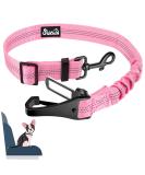 Buy Eyin 3-in-1 Dog Seat Belt - Reflective Elastic Bungee for All Breeds & Car Seats - 70cm Pink - International Shipping Available - Buy Online on GoSupps.com