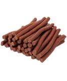 Mersjo Hundeleckerli - 85% High Meat Content Grain & Sugar-Free Dog Treats Natural Chewing Aid Beef Kabanos 500g - Healthy Delicacies for Daily Use - Buy Online on GoSupps.com