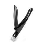 Professional Acrylic Nail Clipper for Fake False Nails - Rustproof Nail Trimmer for Manicure & Pedicure - Black Nail Art Tool - Buy Online on GoSupps.com