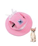 Dog sonnen hat adjustable baseball cap with ear holes summer pet visions hats outdoor sports sun protection solar hood for small dogs puppies cats S pink - Buy Online on GoSupps.com