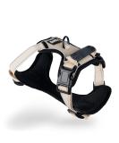 Buy Lionto XL Beige Dog Harness - Padded Anti-Pull & Reflective Safety Adjustable for Comfort | International Shipping Available - Buy Online on GoSupps.com