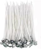 100pcs Cotton Candle Wicks for Candle Making | Pre-Waxed, Low Smoke, Slow Burning | Premium Supplies | 8in Length - Buy Online on GoSupps.com