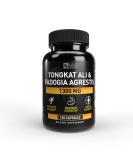Fadogia Agrestis & Tongkat Ali Complex - 1300mg Potent Formula for Endurance & Stamina - 120 CT International Shipping - Buy Online on GoSupps.com