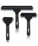 3 PCS Rubber Brayer Rollers  Vinyl Rubber Roller  Ink Painting Brayer  Glue Roller Tool for Printmaking  Ink Paint Block Stamping Brayers  Stamping Application 2.4 Inch  4 Inch  7.9 Inch (Black) - Buy Online on GoSupps.com