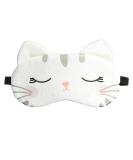 Cute Cartoon Cat Eye Mask - Super Soft Lightweight Eye Cover for Sleep | Funny Eye Mask for Women, Men & Kids - Buy Online on GoSupps.com