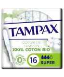 Tampax Cotton Protection Super Stamps with Applicators Pack of 16 - Buy Online on GoSupps.com