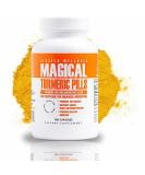 Turmeric Curcumin Ginger Pills with Bioperine for Enhanced Absorption - 180 Capsules - Jessica Wellness - Buy Online on GoSupps.com