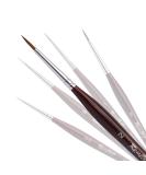Fine Professional Kolinsky Nail Art Brush - Pointed Roubloff DK13R | Premium Nail Brush Set & Individual Sizes - International Shipping - Buy Online on GoSupps.com