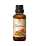 Carrot seed oil 50ml - Daucus carota - pure and of course - cold -pressed carrot seed oil for - skin & body care - beauty - hair care - nail care - Buy Online on GoSupps.com