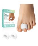 Welnove Toe Separator - Bunions Relief & Hammer Toe Corrector - Medium Size Toe Spacers for Overlapping Toes - Buy Online on GoSupps.com