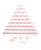 Travel Cosmetic Container - 20g Pink Sample Jars with Lids - 50PCS for Beauty & Skincare | International Shipping - Buy Online on GoSupps.com