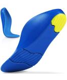 ROCKTAKIN Kids Arch Support Shoe Inserts  Children Orthotics Shoe Insoles with PU Foam Cushioning for Flat feet  Plantar Fasciitis  Feet Heel Pain Relief 2.5-4.5 M US Little Kid Blue - Buy Online on GoSupps.com