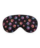 Shop Seamless Animal Footprint Sleep Mask for Women | Breathable Blackout Eye Mask with Adjustable Straps - Perfect for Travel - Buy Online on GoSupps.com