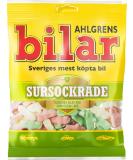 Ahlgrens Bilar Sursockrade - Sour Soft Chewy Marshmallow Cars (100g) - Buy Online on GoSupps.com