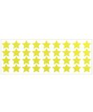 LiteMark 1 Inch Lemon Yellow Reflective Stars Sticker Decals - Pack of 36 for Helmets, Bicycles, Strollers, Wheelchairs - Buy Online on GoSupps.com