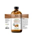 SULU ORGANICS 8oz Pure Organic Cold Pressed Moroccan Argan Oil - Buy Online on GoSupps.com