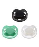 LittleForBig Bigshield Gen-II Large Pacifier 3 Pack - Black White Green - Buy Online on GoSupps.com