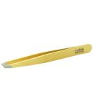 Rubis Switzerland Slanted Tip Tweezer - Gold | High Quality Precision Beauty Tool - Buy Online on GoSupps.com