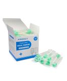 Argomax Oral Sponges Swabs - 100 Pcs Cyan Oral Care Foam Cleaning Mouth Swabs for Hygiene - Buy Online on GoSupps.com