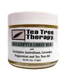 Tea Tree Therapy Eucalyptus Chest Oil with Lavender and Peppermint - 2 oz (80050) - Buy Online on GoSupps.com