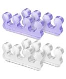Molain 4Pcs Toe Separators Pedicure Pedicure Toe Separators Repeatable Washable Toenail Dividers Toe Separators for Nail Polish Application Style A - Buy Online on GoSupps.com