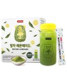 KAYFOOD Matcha Lemonade: Premium Korean Green Tea & Lemon Juice Powder Mix - 20 Stick Packs, 3.53oz/100g, Sugar Free Diet, with Gift Bottle - Buy Online on GoSupps.com