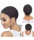 FEEL ME Braided Cap - Medium Size Black Crochet Wig Cap for Making Synthetic Wigs and Weaves - 1Pc Crochet Cornrow Cap for Crochet Braids - Buy Online on GoSupps.com