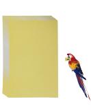 Nuatpetin Gravel Paper for Bird Cage 40 Pcs 11x17 Bird Cage Paper Liner Large Sand Calcium Paper Bird Grinding Sandpaper Disposable Clean Cushion Pads Sandpaper for Parrot Budgie Conure Cockatiel 40 Pcs Goose yellow - Buy Online on GoSupps.com