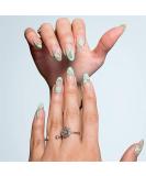 24 Pcs False Nails - Almond Medium Long French Press on Nails - Green Wave Design Fake Nails with Nail Glue - Stick on Nails for Women (Green Irregular Curve) Hearts - Buy Online on GoSupps.com