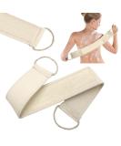 Pinkiou Loofah Back Scrubber Exfoliating Back Washers for Shower Back Exfoliator Strap Bath Sponge Body Scrubber Backwash Belt Double Side Scrubbing Dry Clean Pad for Men & Women Bathroom Accessories 1 Count (Pack of 1) - Buy Online on GoSupps.com