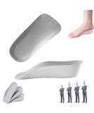 Buy Brandone Orthopedic Insoles - Height Increase & Arch Support for Foot Pain Relief (Gray 1.4 Inch) - Ideal for Plantar Fasciitis & Flat Feet - International Shipping Available - Buy Online on GoSupps.com