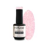 IN.HYPE Shimmer Rubber Base Coat - Diamond Pink with Silver Shimmer - Buy Online on GoSupps.com