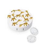 Shop Bagea-Ka Cute Cartoon Giraffe Contact Lens Case | Eye Care Kit with Mirror Tweezers & Bottle - Perfect for Travel & Home - Buy Online on GoSupps.com