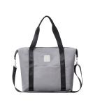 SONARIN Large Capacity Waterproof Baby Changing Bag - Stylish Satchel with Stroller Straps, Changing Mat & Travel Convenience in Grey - Buy Online on GoSupps.com