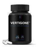 VertiGone - Vertigo Supplement - USA Third Party Tested - Ancient Natural Inner Ear Supplement - For Vertigo Relief, Dizziness, Nausea, Spinning and Swaying Sensations - Inner Ear Balance - By Humanx - Buy Online on GoSupps.com