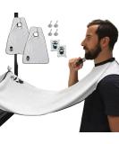 Beard Hair Catcher 2 Pack White Beard Cape Apron with Suction Cups by Captain Jax - Buy Online on GoSupps.com