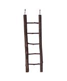 Pet Ting Natural Living Wooden Ladder With 5 Steps 26cm Birds Small pets - Buy Online on GoSupps.com