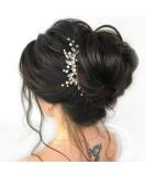 Unicra Bride Silver Wedding Hair Comb | Sparkly Crystal Rhinestone Bridal Hair Accessory - Buy Online on GoSupps.com