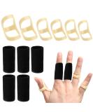 SAREAL 11Pcs Finger Splints & Sleeves Kit - Oval Trigger Finger Mallet Arthritis Support - Sizes 5 to 10 - International Shipping Available - Buy Online on GoSupps.com