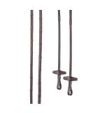 Buy SUNRIDE Divisible Rubber Reins for Horses - Soft Genuine Leather & Non-Slip Rubber (Full 280 cm Brown) - International Shipping Available - Buy Online on GoSupps.com