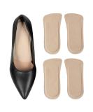 2 Pairs Pigskin High Heels Sandals Insoles for Plantar Fasciitis & Bone Spur Relief | Self-Adhesive Heel Cups for Women 8-12 | No-Slip Support Cushion Inserts - Buy Online on GoSupps.com